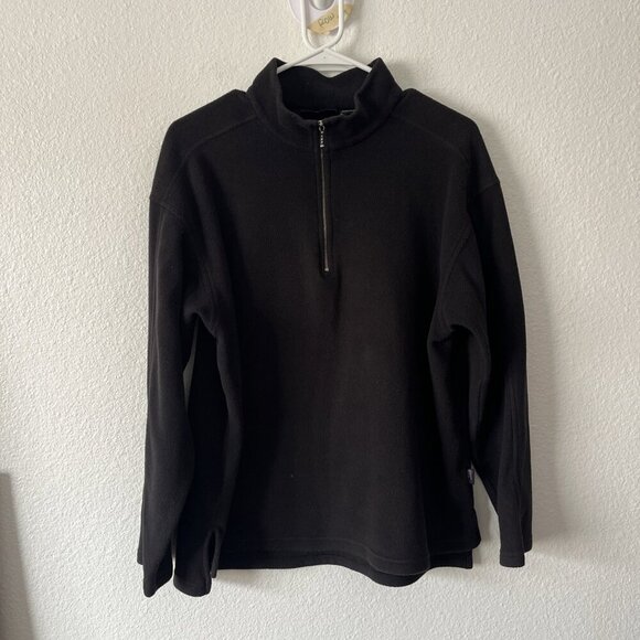 Mens Patagona Pullover Fleece Sweater Black Size Medium - Picture 1 of 6
